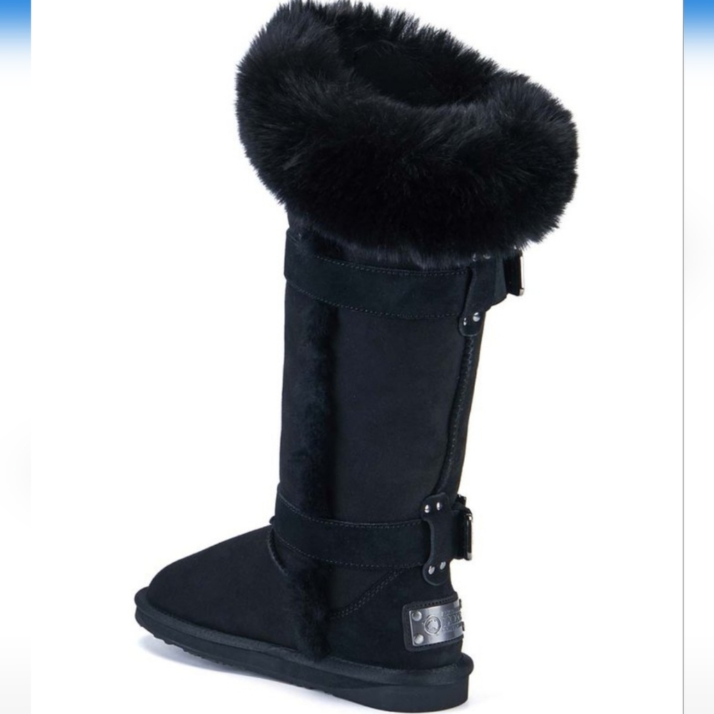 Australia Luxe Collective Tsar Tall Leather Sheepskin Boot #467 - Picture 3 of 15